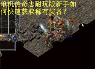 单机传奇志耐玩版新手如何快速获取稀有装备？