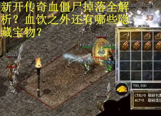 新开传奇血僵尸掉落全解析？血饮之外还有哪些隐藏宝物？